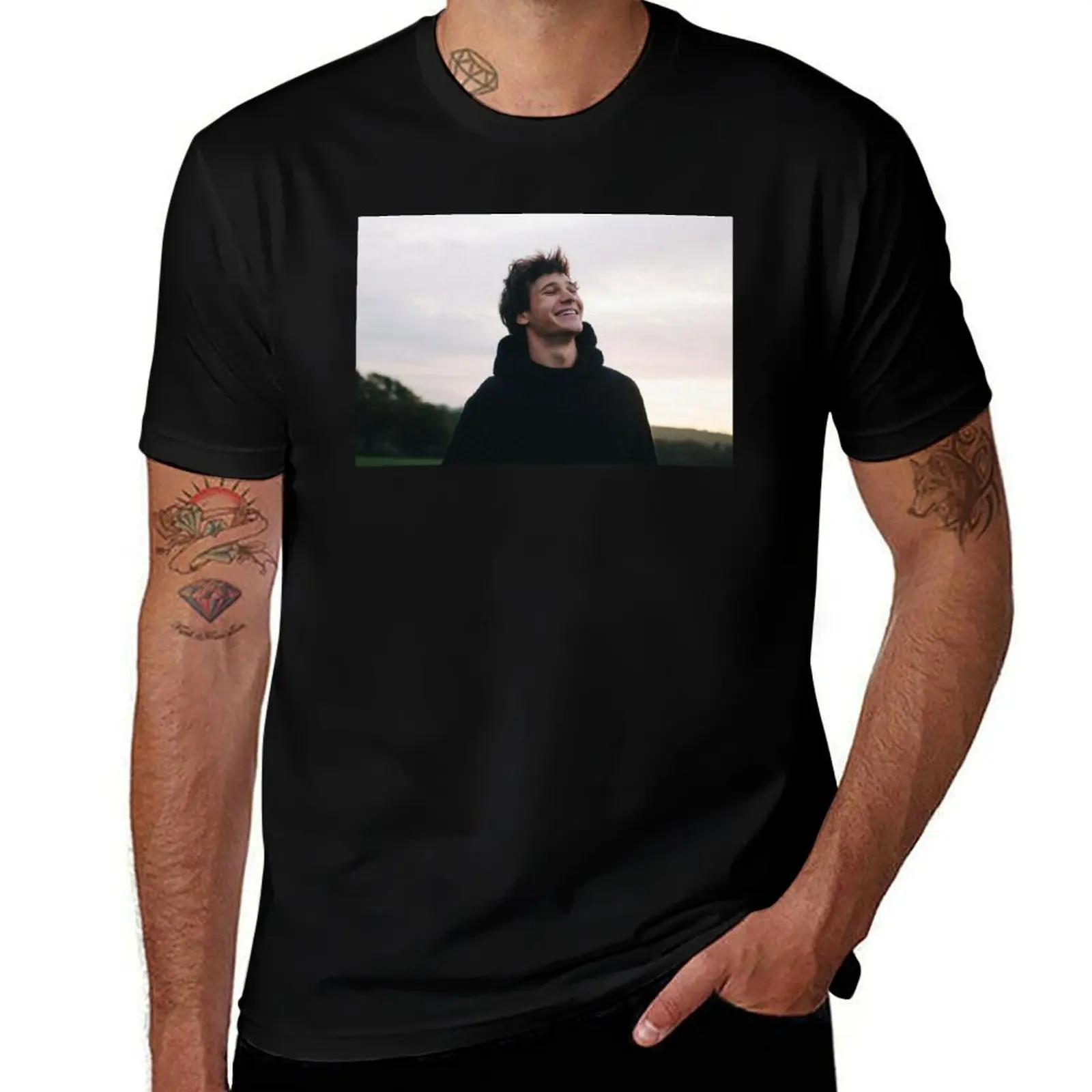 Wincent Weiss T-Shirt Athletic Quick Dry for Men T-Shirt