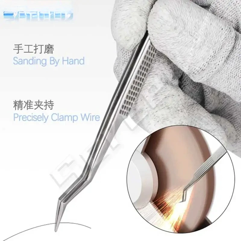 Aax-17 Tin Positioning Tweezers: Precise and Durable for Your Wire Projects – Only .97