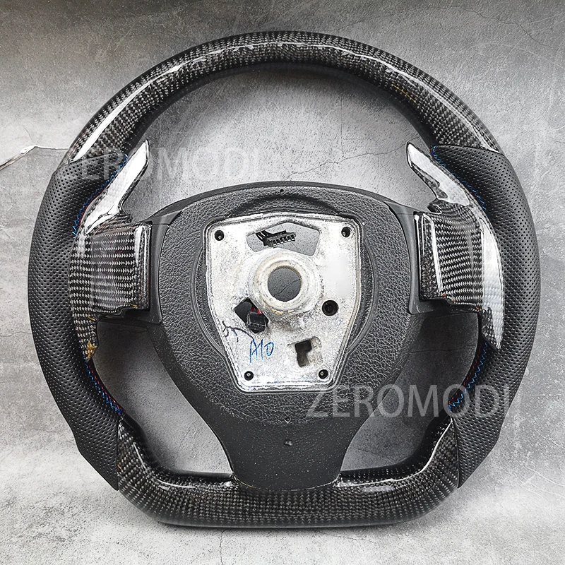 Racing Sports Carbon Fiber Steering Wheel For BMW F07 F18 M5 5 Series 535i 2011 2012 2013