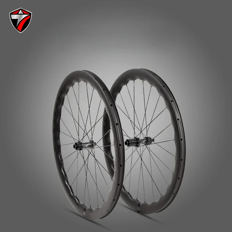 TWITTER Jite Ratchet Four Peilin Carbon Fiber Road Wheel Set Middle Lock Disc Brake Bicycle Wheels Hub Wave Rim 700c disc wheel