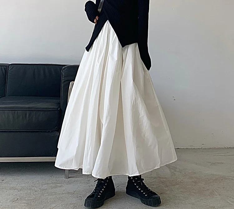 UMI MAO Chinese Style Yamamoto Dark Wind Spring And Summer Heavy Industry Spelling Large Swing Fluffy Skirt Female Women