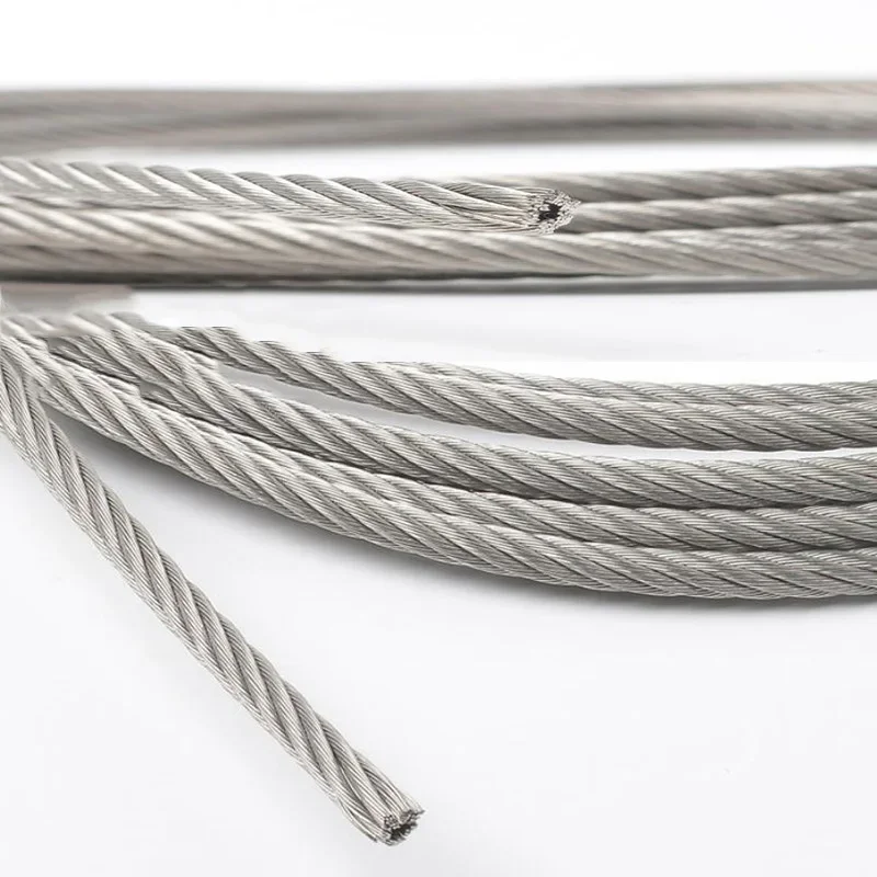 Imagem -04 - Flexível Soft Wire Rope Cabo 316 Marinha Grade Oceano Salgado Pesca Aquática 03 Milímetros4 Milímetros de Diâmetro 10m 50m 100m Comprimento Aço Inoxidável