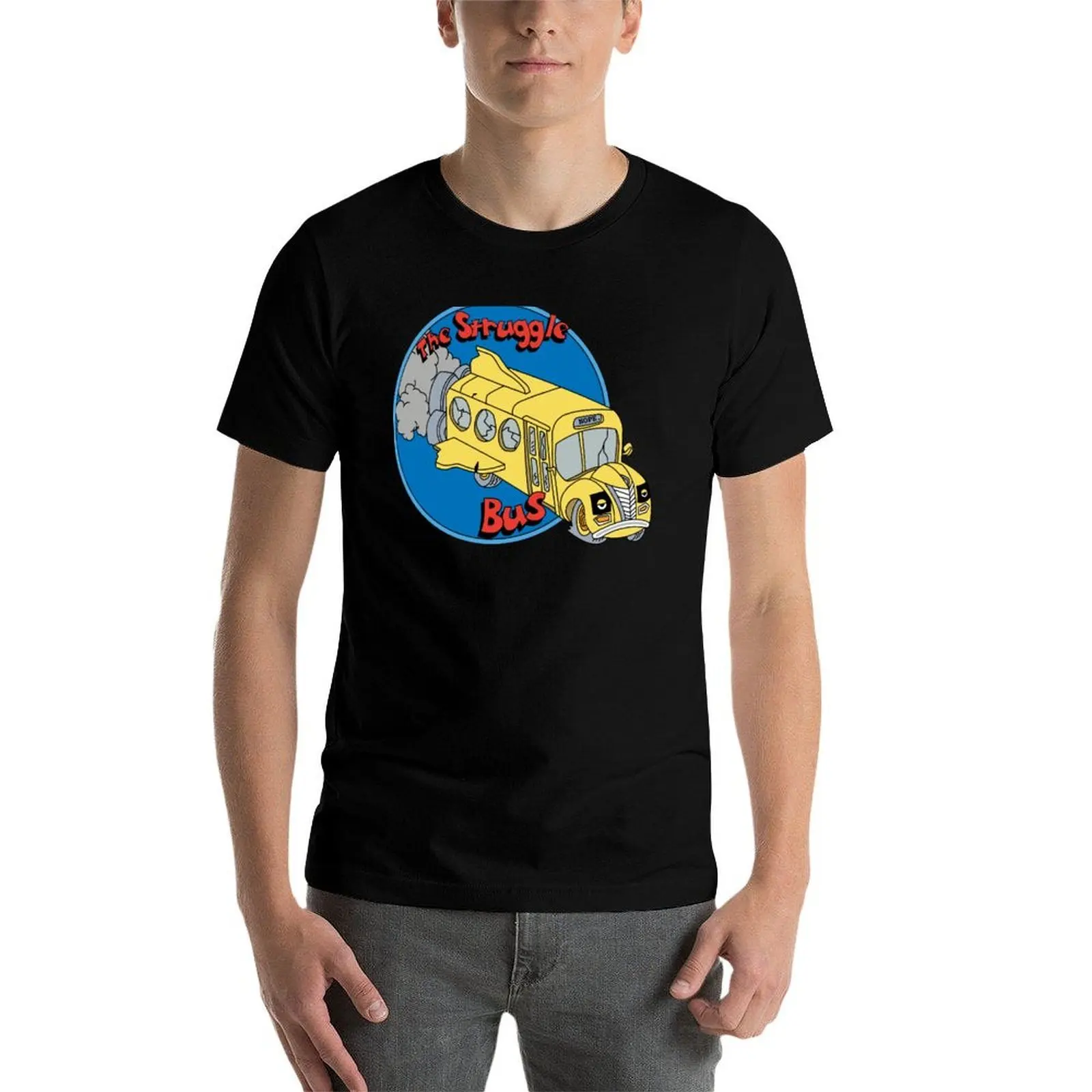 The Struggle Bus T-Shirt mens graphic t shirts t shirts for man graphic tees T-Shirt