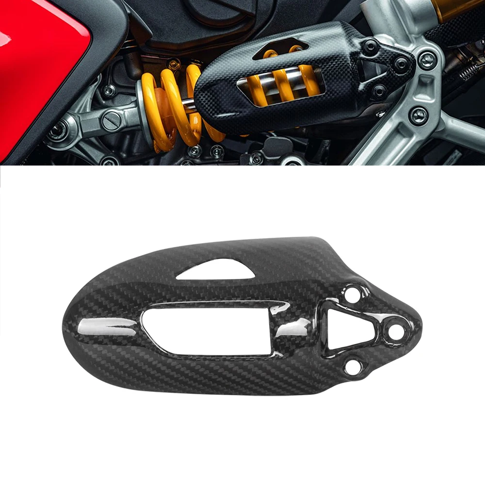 

For Ducati 899 1199 1299 Panigale Motorcycle Carbon Fiber Cover Shock Absorber Protection