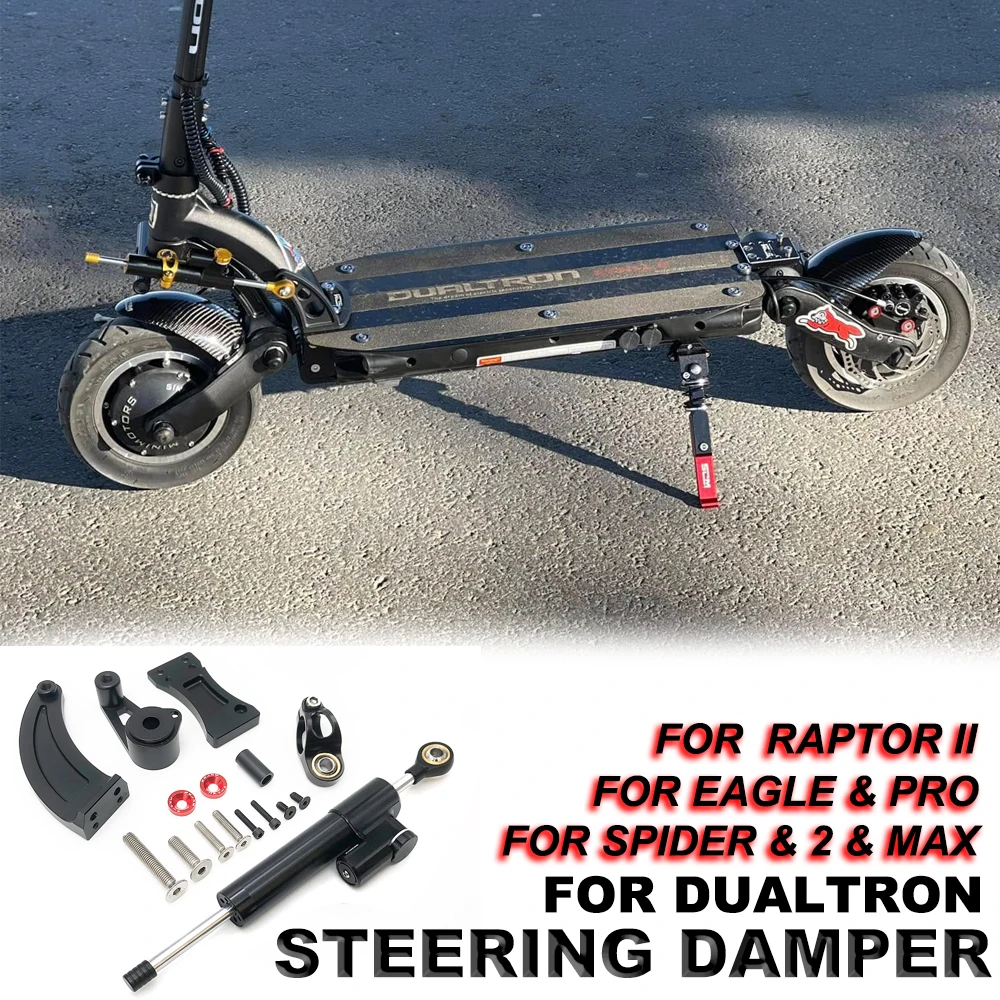 

For Dualtron Spider I & II Eagle Pro Raptor 2 Spider Max Electric Scooter Directional Steering Damper bracket kit