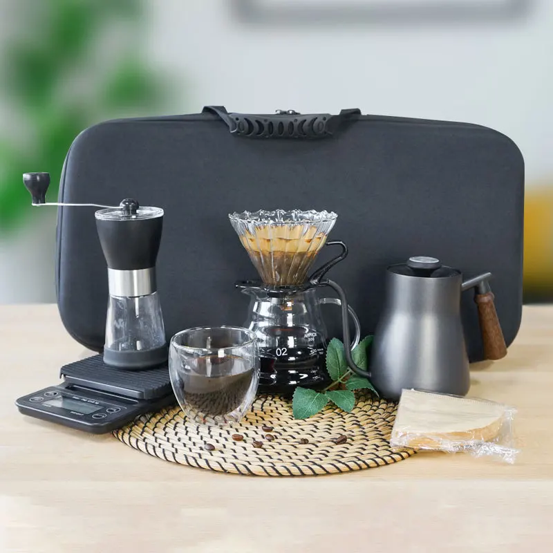 

Hand Brewed Coffee Set Creative European Style Portable Specialty Outdoor Camping Picnic Hand Ground Coffee