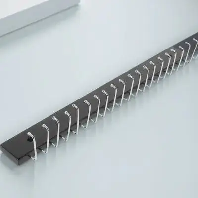 

Sturdy Wall Mounted Belt Organizer Tie Scarf Hanger Wooden Metal Hanging Rack Space Saving Wardrobe Storage Indoor