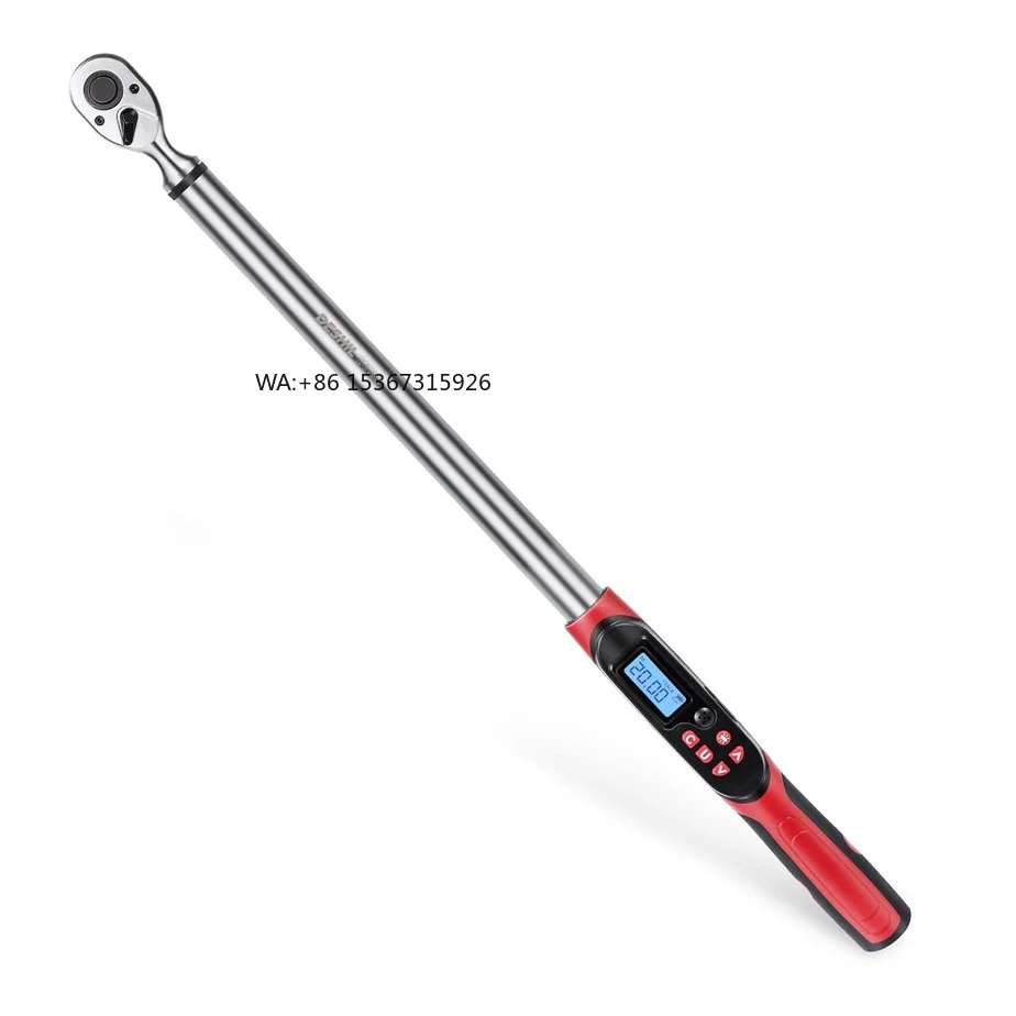 

High-Precision Adjustable Digital Display Metric Steel Torque Wrench OEM High-Precision Open-End Ratchet Head