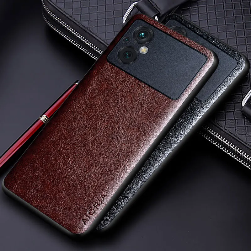 Luxury leather Case for Xiaomi Poco M5 M5S funda Business solid color Soft TUP&Hard PC phone cover for Xiaomi Poco M5 case