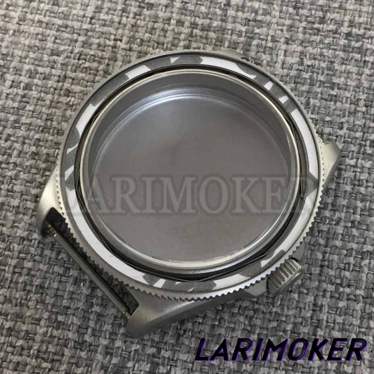 Domed Sapphire Glass 40mm Silver Tactical Frog FX-Diving Case Luminous Bezel Screw Crown Fit NH34 NH35 NH36 PT5000 ETA2824