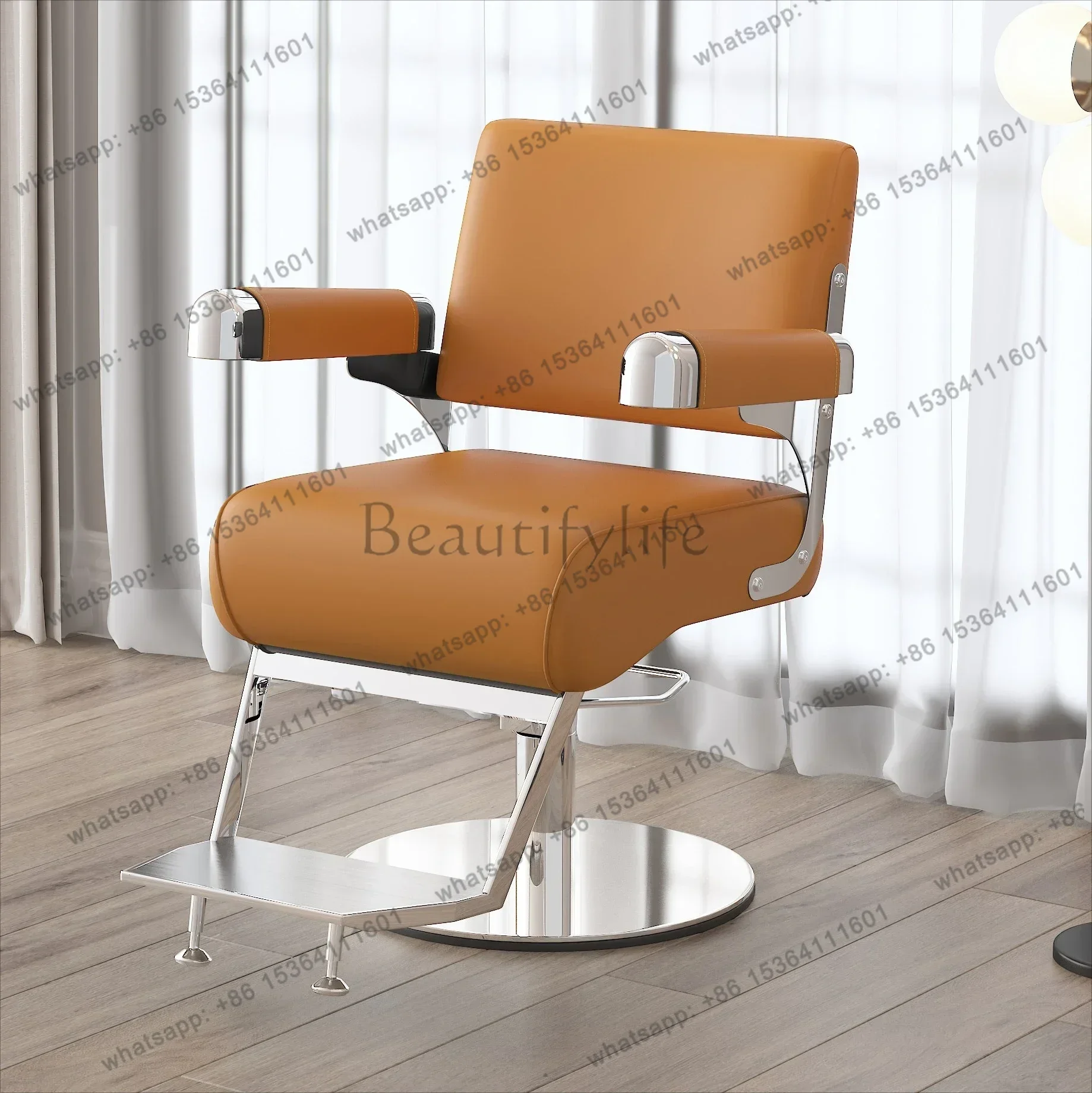 LSLSBeauty Comfortable Barber Chair Aesthetic Beauty Luxury Fashion Hairdresser Chair Ergonomic Beauty Kapperstoel Hair Furnitur 6