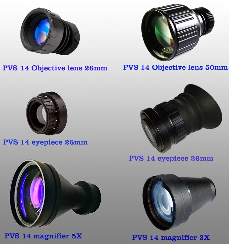 PVS14 5X Auxiliary Lens PVS Night Vision Telescope Lens