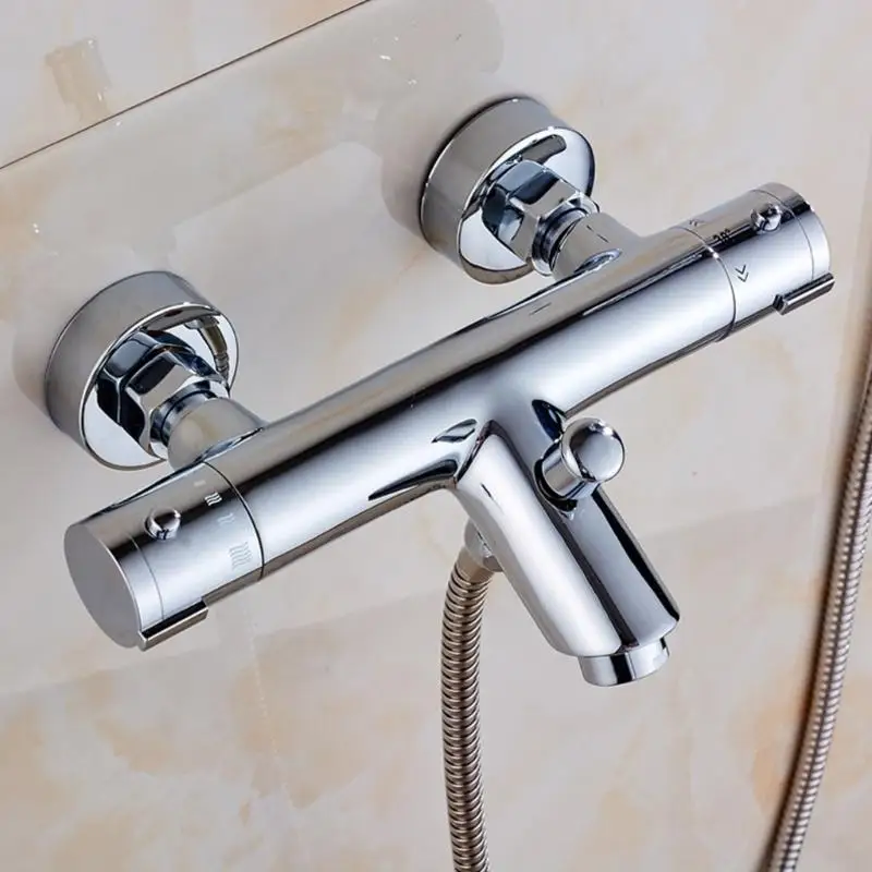

Thermostatic Shower Faucet Mixer Valves Showering Faucet Temperature Control Valves Shower Accessories Enduring Y5GB