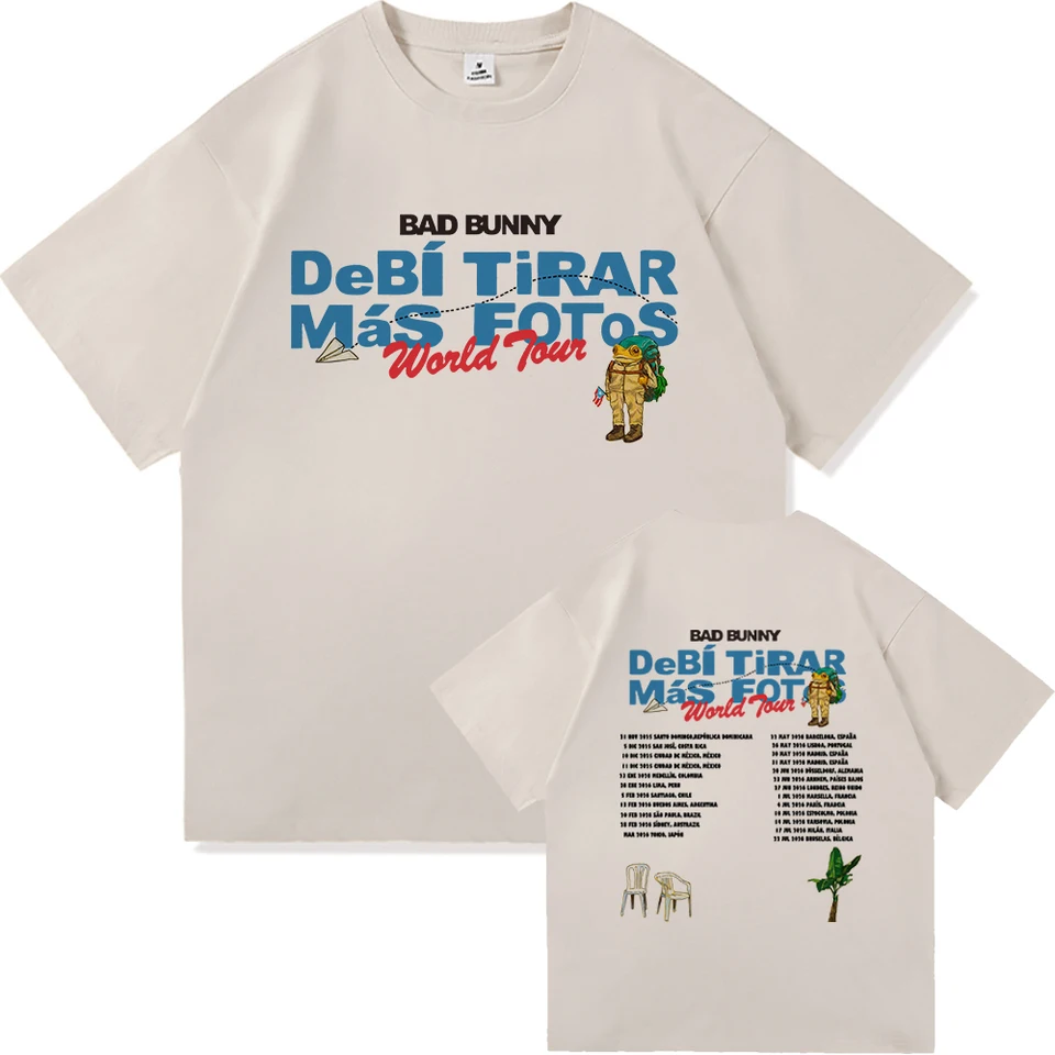 Bad Bunny DTMF World Tour 2025-2026 TShirt Men/women Clothing