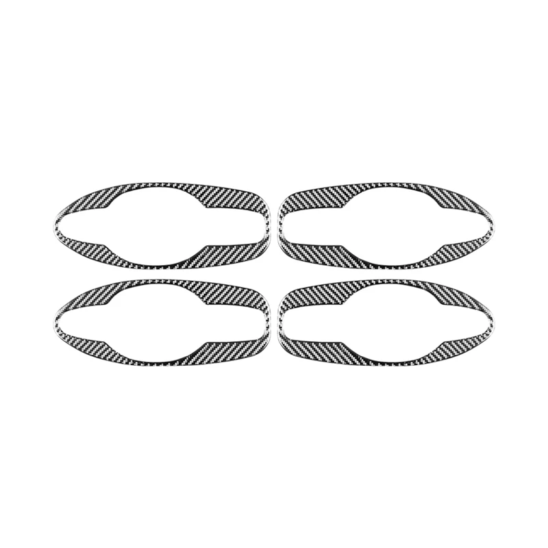 

Outer Handle Frame Trim Cover Sticker Decoration Carbon Fiber for Nissan X-Trail 2014-2018