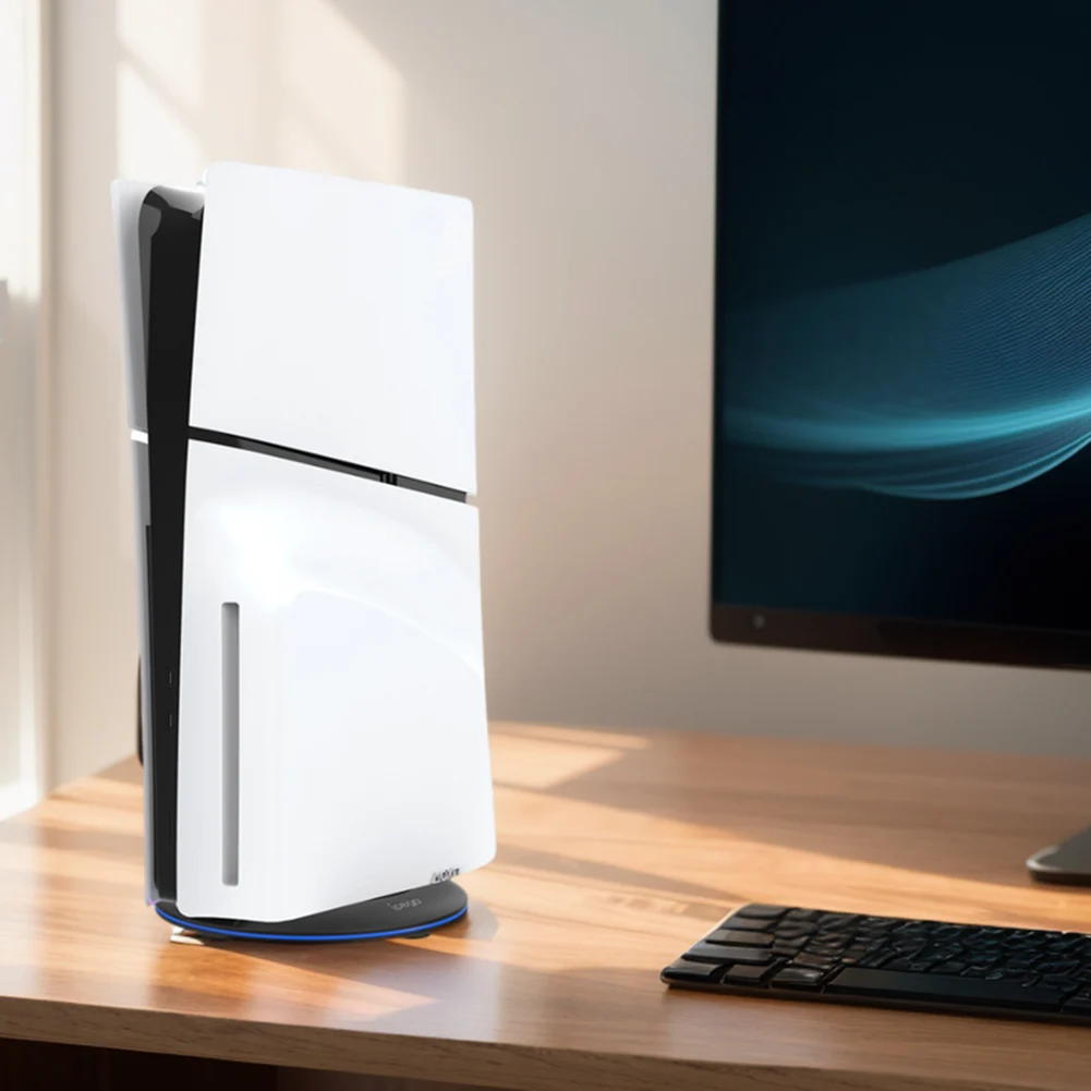 

Вертикальная подставка-основание для консоли PS5 Slim (для дисковой и цифровой версий) – Замена оригинальной подставки для Playstation 5 Slim