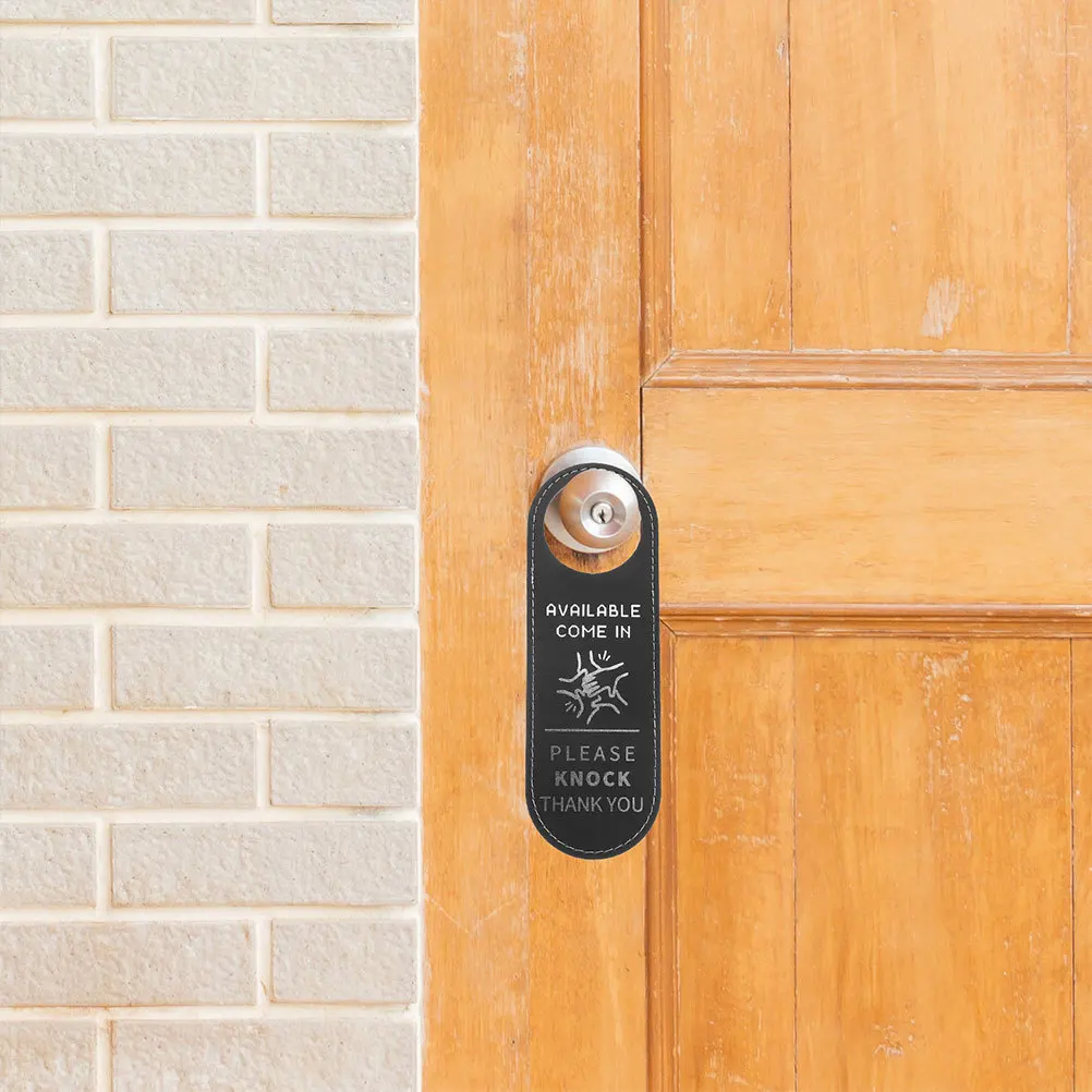 Señal de puerta de salón de reuniones, doble cara, no molestar, reunión en el progreso, colgador de puerta, letrero de privacidad para oficina y Hotel, 2 uds.