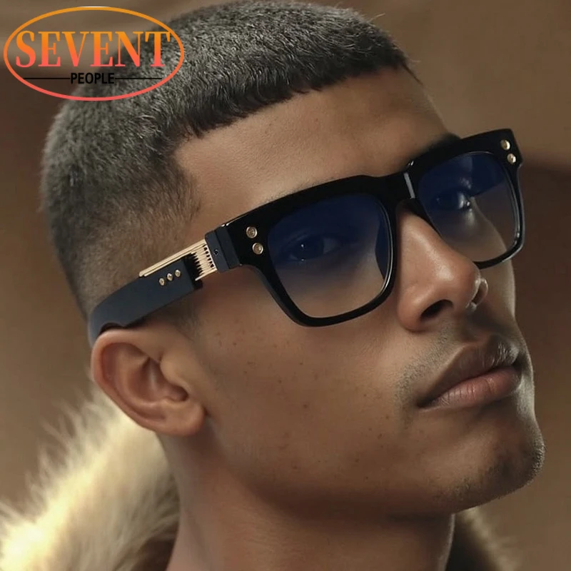 

Polarized Square Steampunk Sunglasses Men 2025 Luxury Brand Vintage Oversized Outdoor Driving Sunglass For Male Classic Eyewear