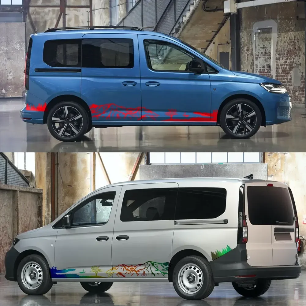 Car Stickers For Volkswagen VW Caddy MK1 MK2 MK3 MK4 4 3 2 Maxi Kombi Vinyl Decals Camper Van Graphics Auto Tuning Accessories view 3