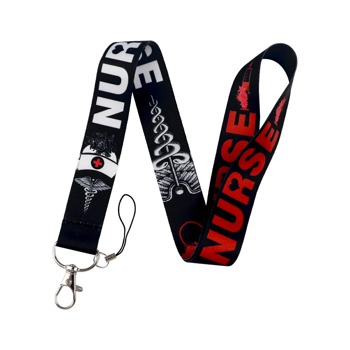 Medical Symbol Lanyards for Keys Neck Strap ID Card Gym Phone Straps USB Badge Holder DIY Hang Rope Doctor Nurse Accessories