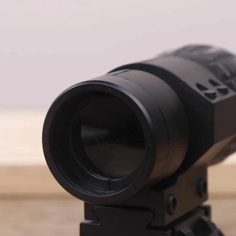 نطاق المكبر البصر القابل للطي مشاهد المدمجة مع غطاء الوجه يصلح ل 20 مللي متر 21 مللي متر السكك الحديدية جبل اللعب تلسكوب الملحقات #5