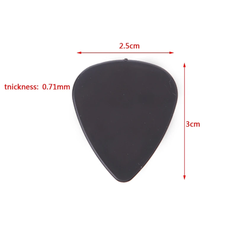 Lot 100 stks Akoestische Elektrische Gitaar Picks 0.71mm Plectrums Muziekinstrument