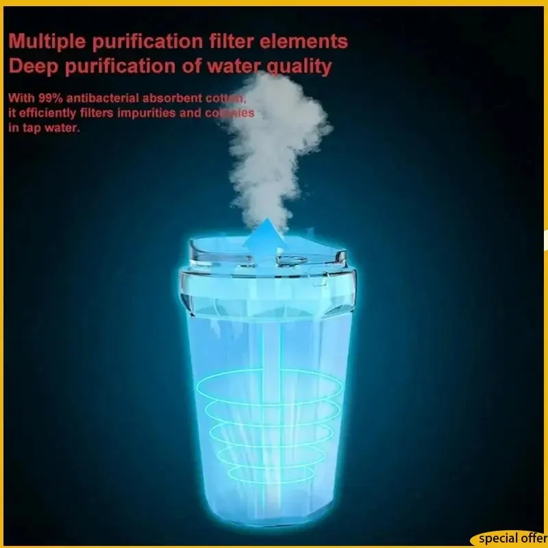 Coke Cup Car Humidifier Mini Humidifier Bedroom Home USB Desktop Heavy Fog Mini Small Portable Air Humidifier image 3
