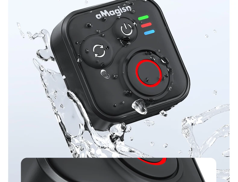 Für DJI Osmo Action 360/Action 6 5 4 Drahtlose Fernbedienung 50 m Entfernung Controller Sport Kamera Zubehör mit Handschlaufe – Detail 9