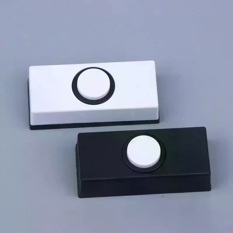 Botones de timbre de puerta con cableado, interruptores de timbre montados en la pared, botón de campanas de puerta iluminadas para la mayoría de campanas de puerta