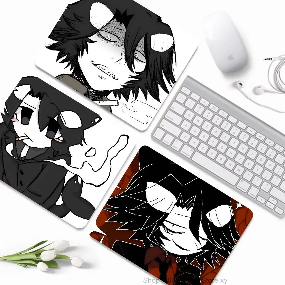 Game O-Okegom Idate Mousepad Small LockEdge Mouse Pad For Gamers Computer Desk Pad Rectangular Anti-slip Rubber