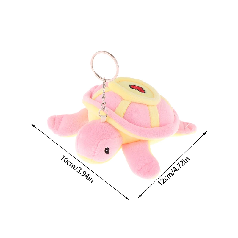 1pc Kawaii Plush Stuffed Turtle Animal Doll Keychain Toy Cartoon Turtle Plush Toys Backpack Pendant For Children Gifts