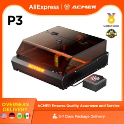 ACMER P3 48W macchina per incisione laser rosso e blu combinato luce diodechiusa dual laserCNChigh-speed taglio muslimah