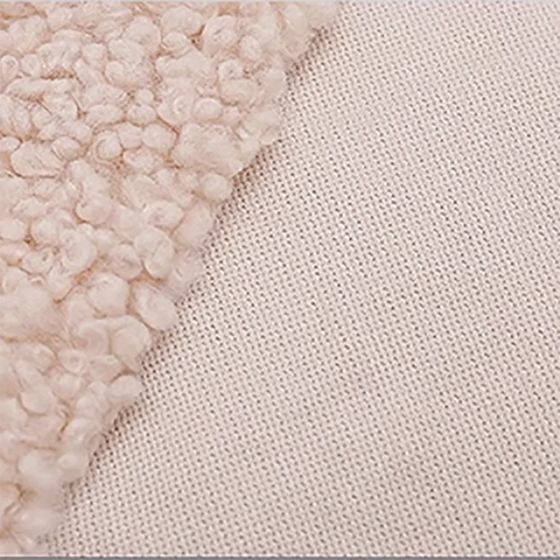 Thick Plush Fabric Big Boucle Teddy Fleece Fabrics Handwork Tissus DIY Coat Blazer Thickened Tissus 800g/m 50X160cm