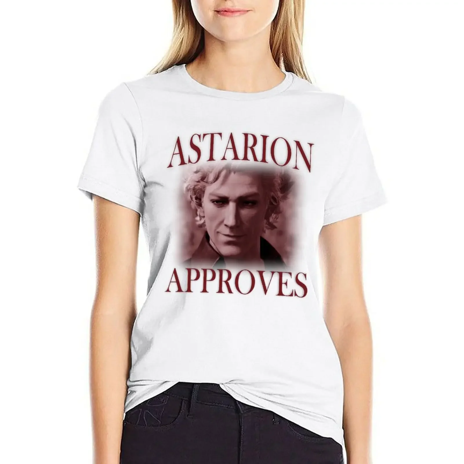 

Astarion Approves T-shirt graphics cute tops tees Women clothing