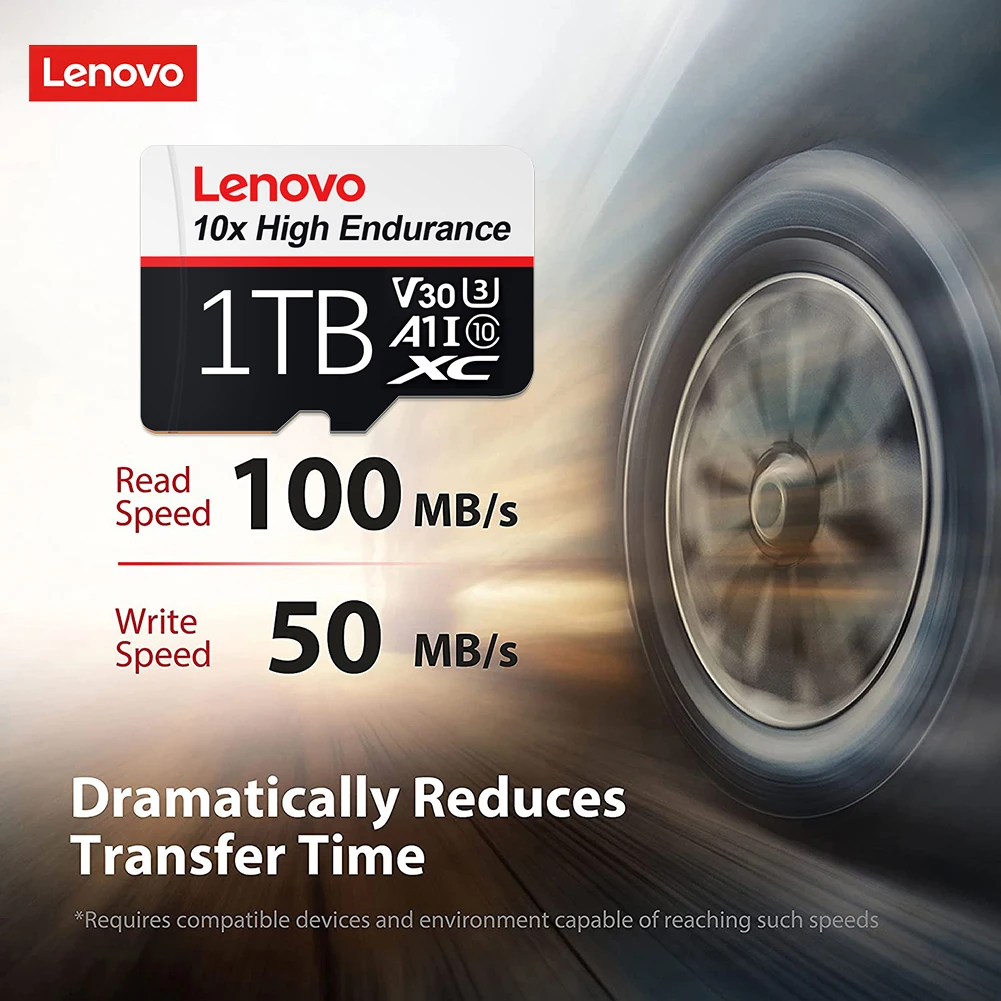 

Lenovo 2TB High Speed Memory Card 1TB 512GB 256GB Class 10 Micro TF SD Card 1TB SD Memory Card For Nintendo Switch Phone/Ps4