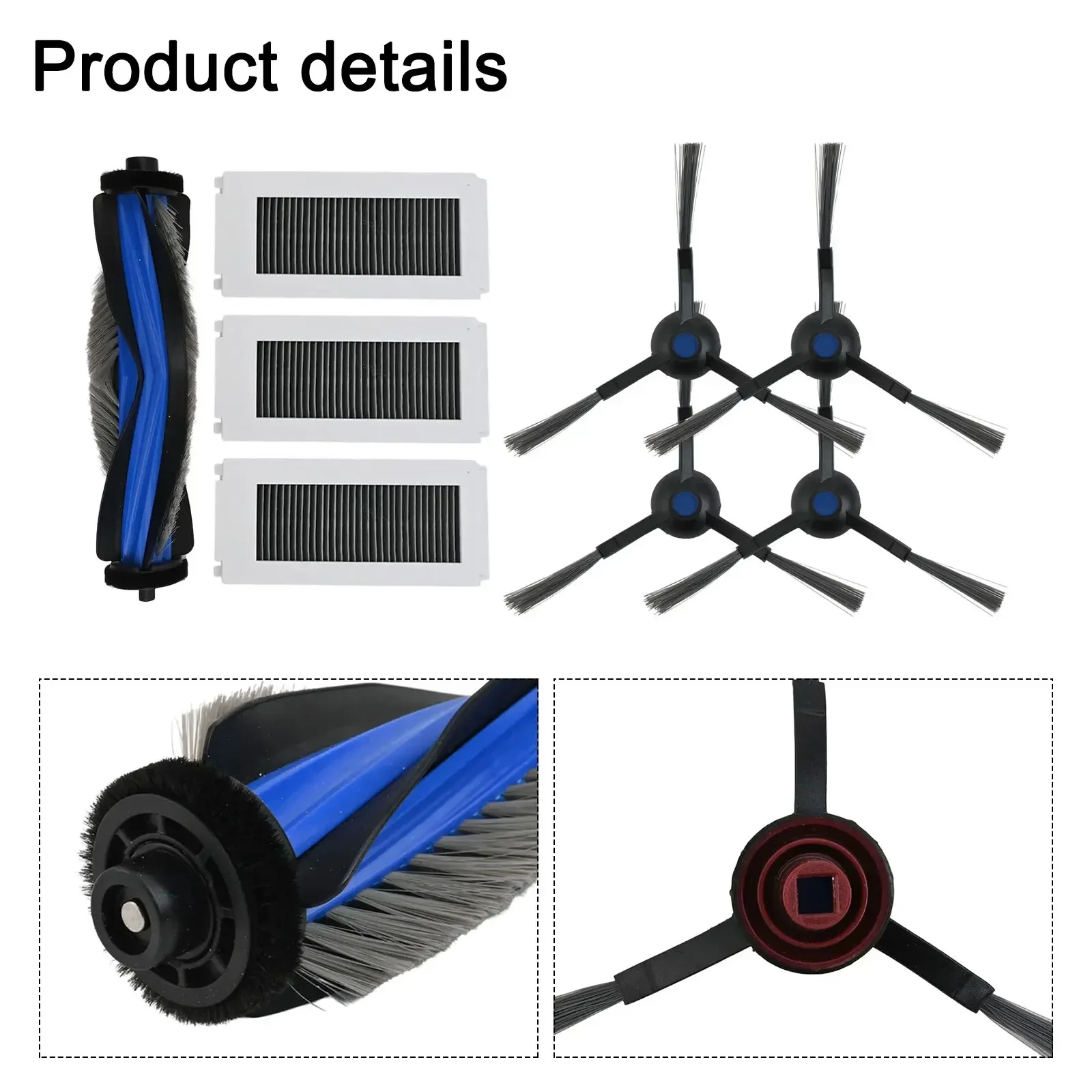 

Полный сменный комплект щетки и фильтров для Ecovacs, Deebot N30 и робота-пылесоса OMNI N30 PRO