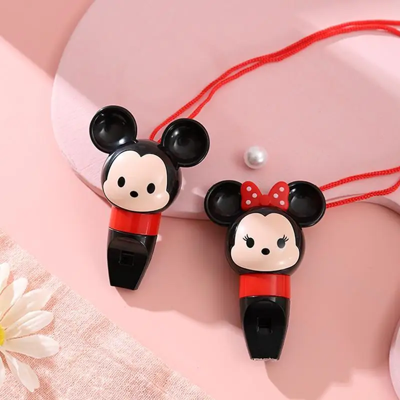 Disney Mickey Minnie Whistle for Children's Basketball Football Game Referee Training Whistle Cartoon Outdoor Whistle Kids Gifts