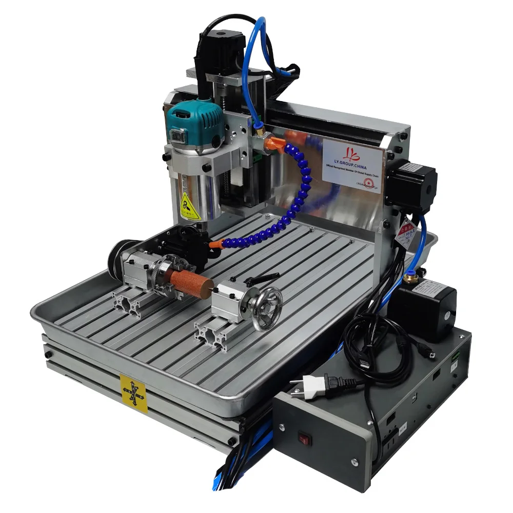 F2030 CNC Router 3/4/5 Axis Engraving Drilling and Milling Machine for PVC Metal Mach3 Control System for Engrave