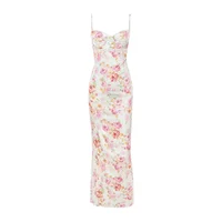Suninheart Summer Spaghetti Strap Floral Print Party Dresses Elegant Maxi Bodycon Wedding Guest Holiday Dress New In Dress 2023 - Image 6