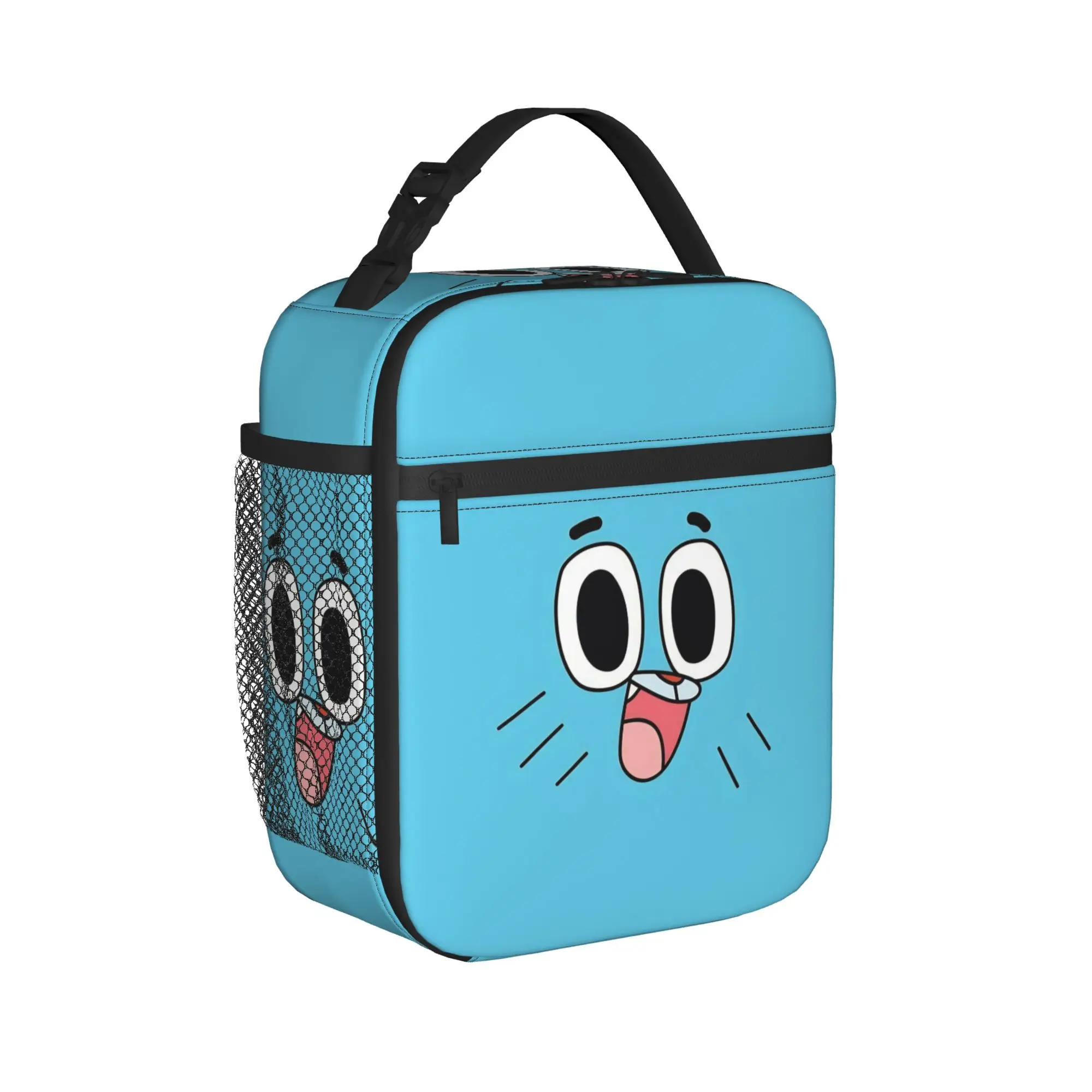 The-Amazing World G-Gumballs Lunch Bag Portable Insulated Lunch Box Unisex School Custom Cooler Bag Kawaii Oxford Tote Food Bags