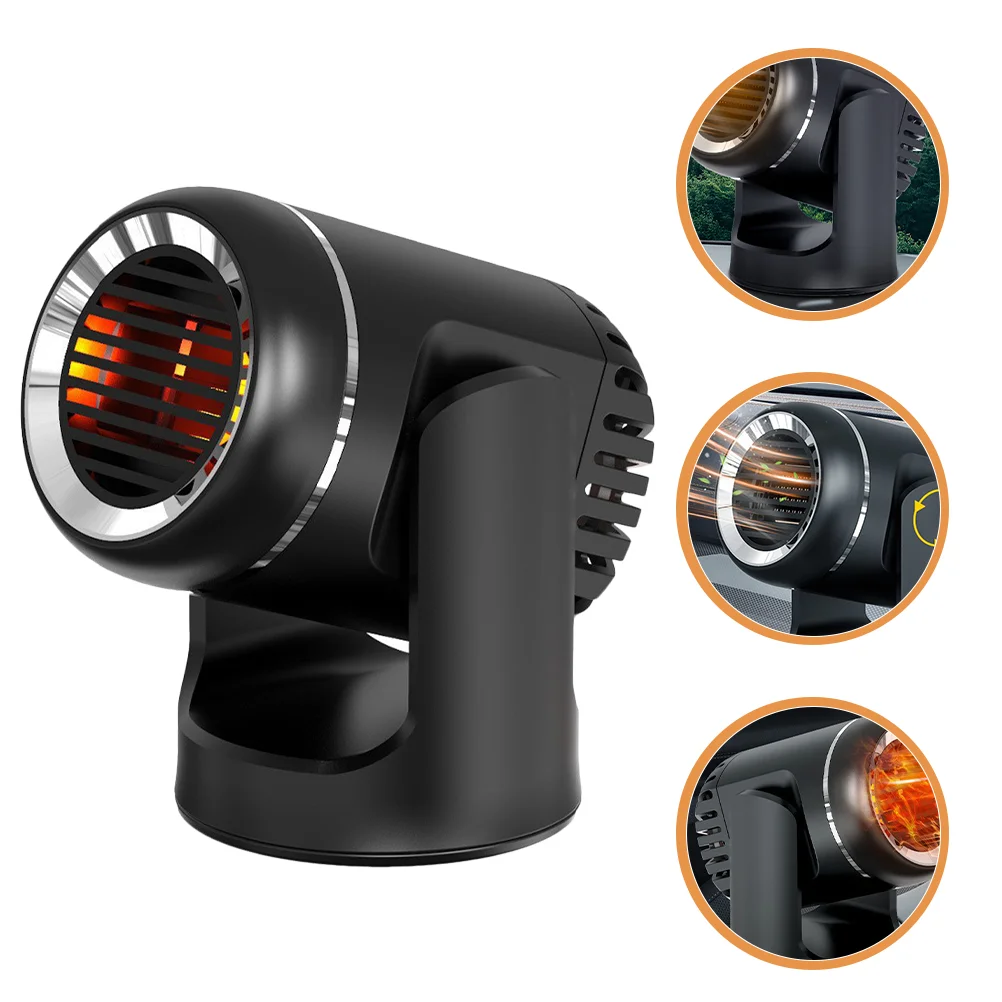 

Heater Car Defroster Portable for Cooling Fan Air Conditioner Mute Vehicle Windshield Abs Cigarette Lighter