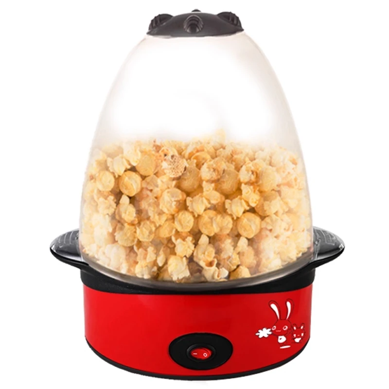 

B303A Машина для приготовления попкорна для домашнего использования Компактная электрическая машина для приготовления попкорна Требуется масло Можно добавить сахар или приправ 220 В