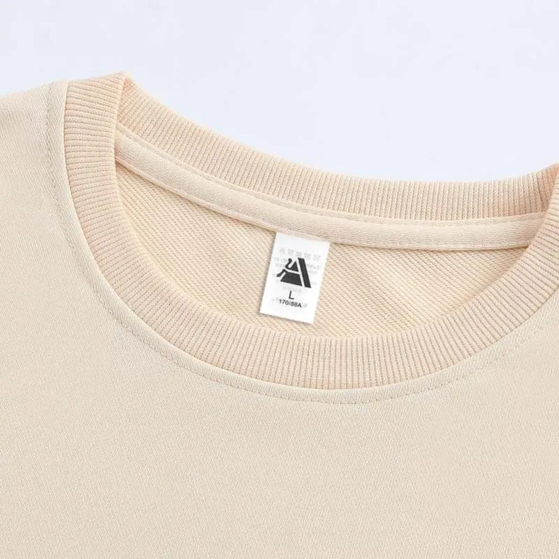 European Size Sweatshirts (XXXS-2XL) Free Logo Printing (1-Piece Minimum) 100% Polyester Thin Sweatshirts Lightweight SS-BMY351