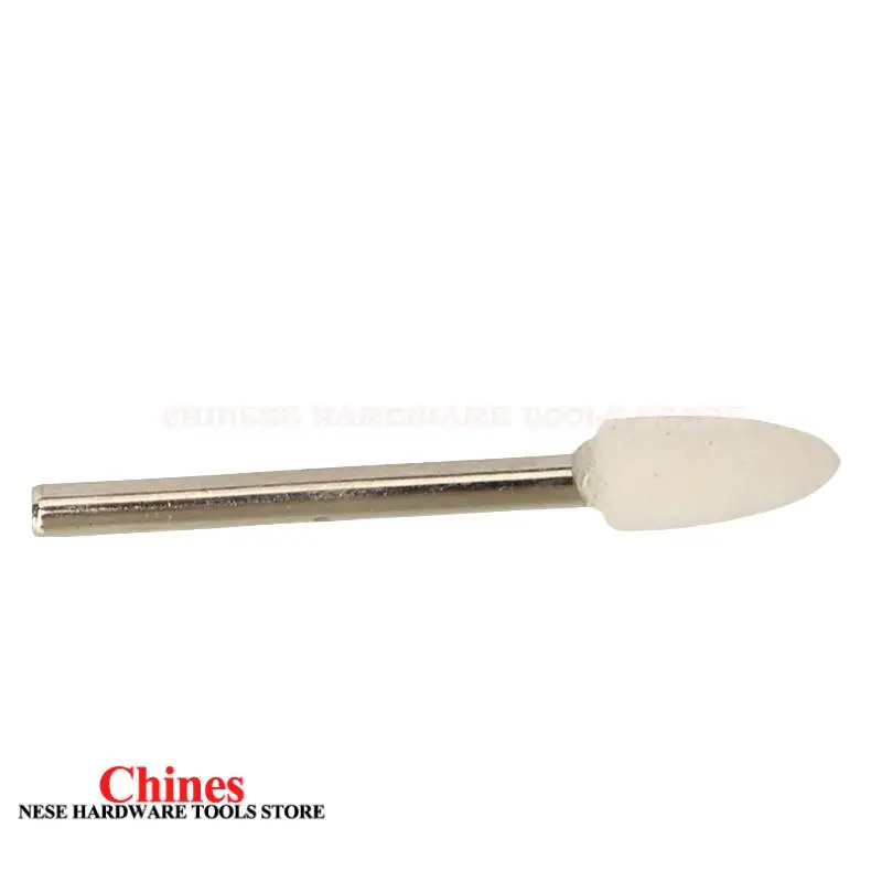 

Wool Felt Mounted Polishing Buffing Wheel OD 6mm grinding head For Dremel Drill Rotary Tool 3mm Shank