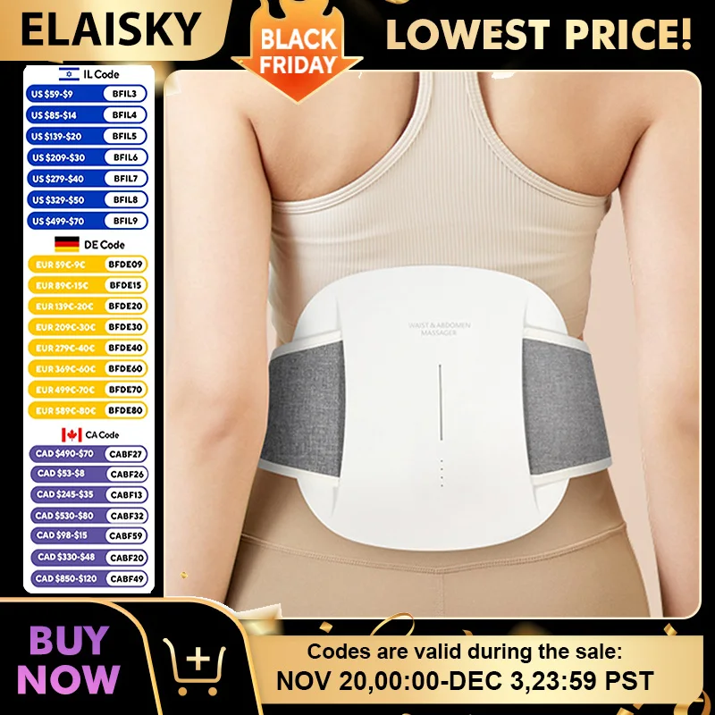 

Electric Smart Lumbar Back Abdominal Relaxation Massager Heating Lumbar Spine Support Vibration Relieves Waist Pain Body Fatigue
