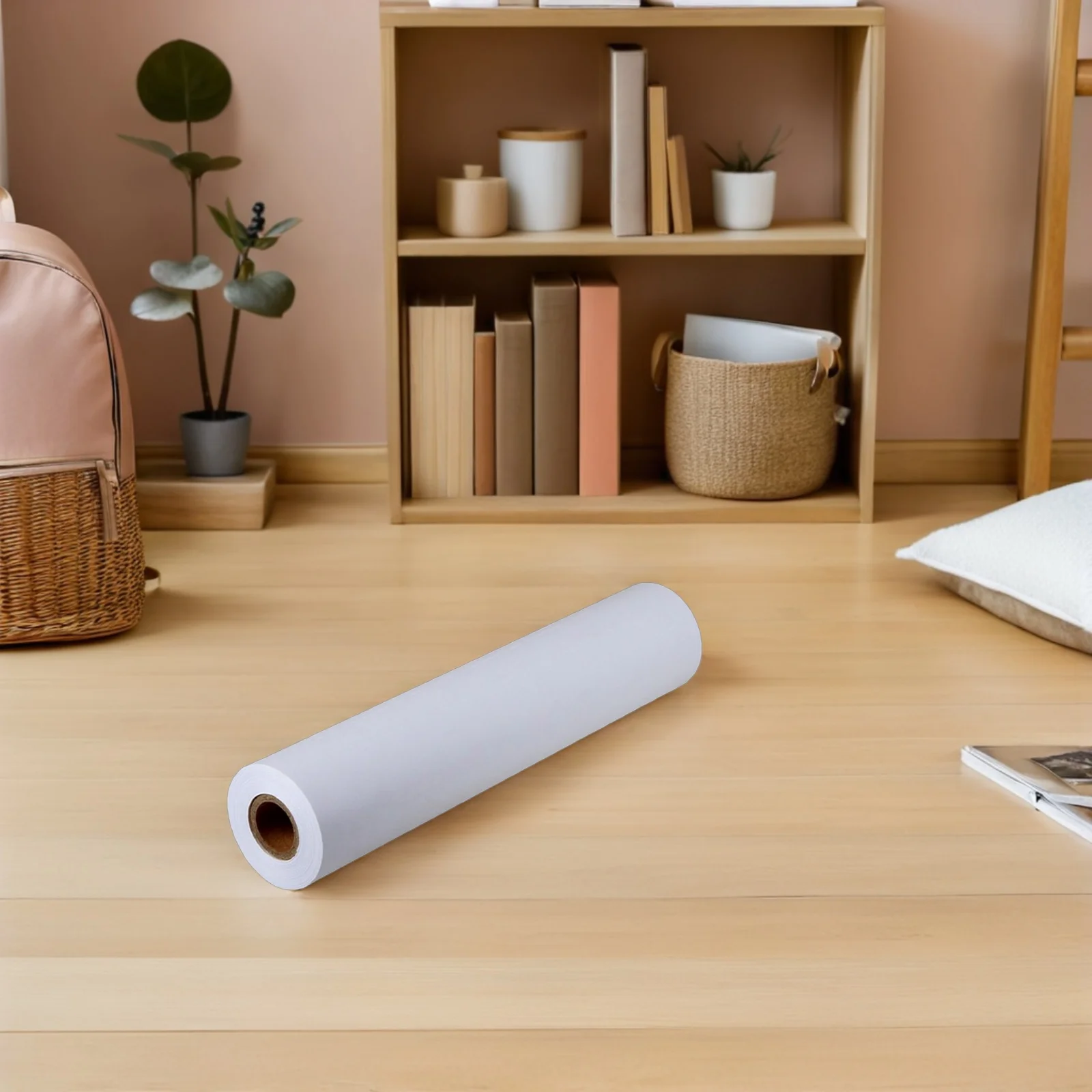 2 Stuks Wit Tekenpapier Rol 30Cm 5M Gerecycled Papier Voor Aquarel Schets Schilderen Art Kleurpotloden Pastels