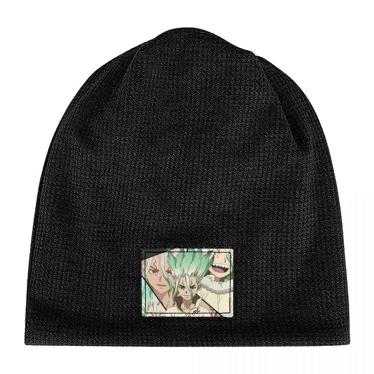 Senku Ishigami Dr Stone Apan Anime Warm Fleece-Lined Cap Hip Hop Bonnet Hat Autumn Winter Outdoor Beanies Hats for Unisex Adult