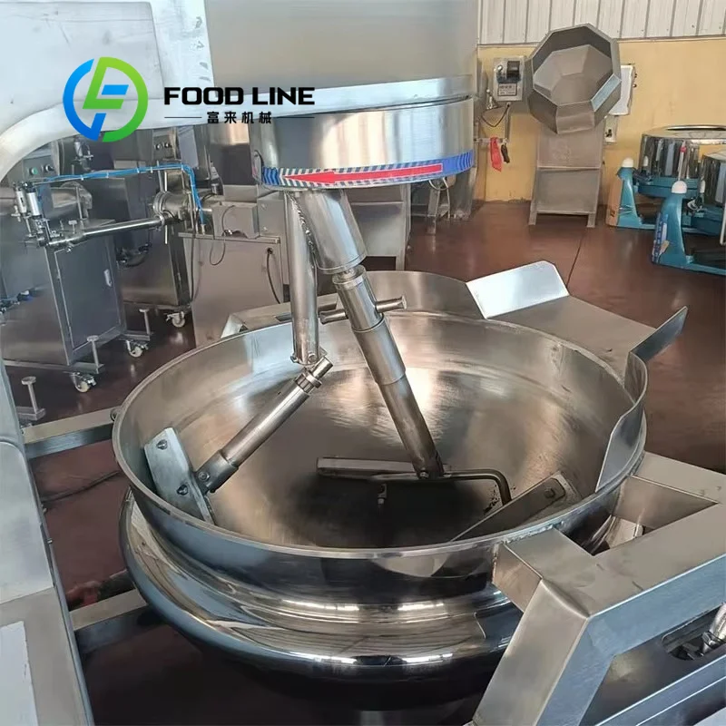 Intelligent Planetary Cooking Kettle Digital Panel Parameter Setting Realize Unattended Timed Food Cooking Processing