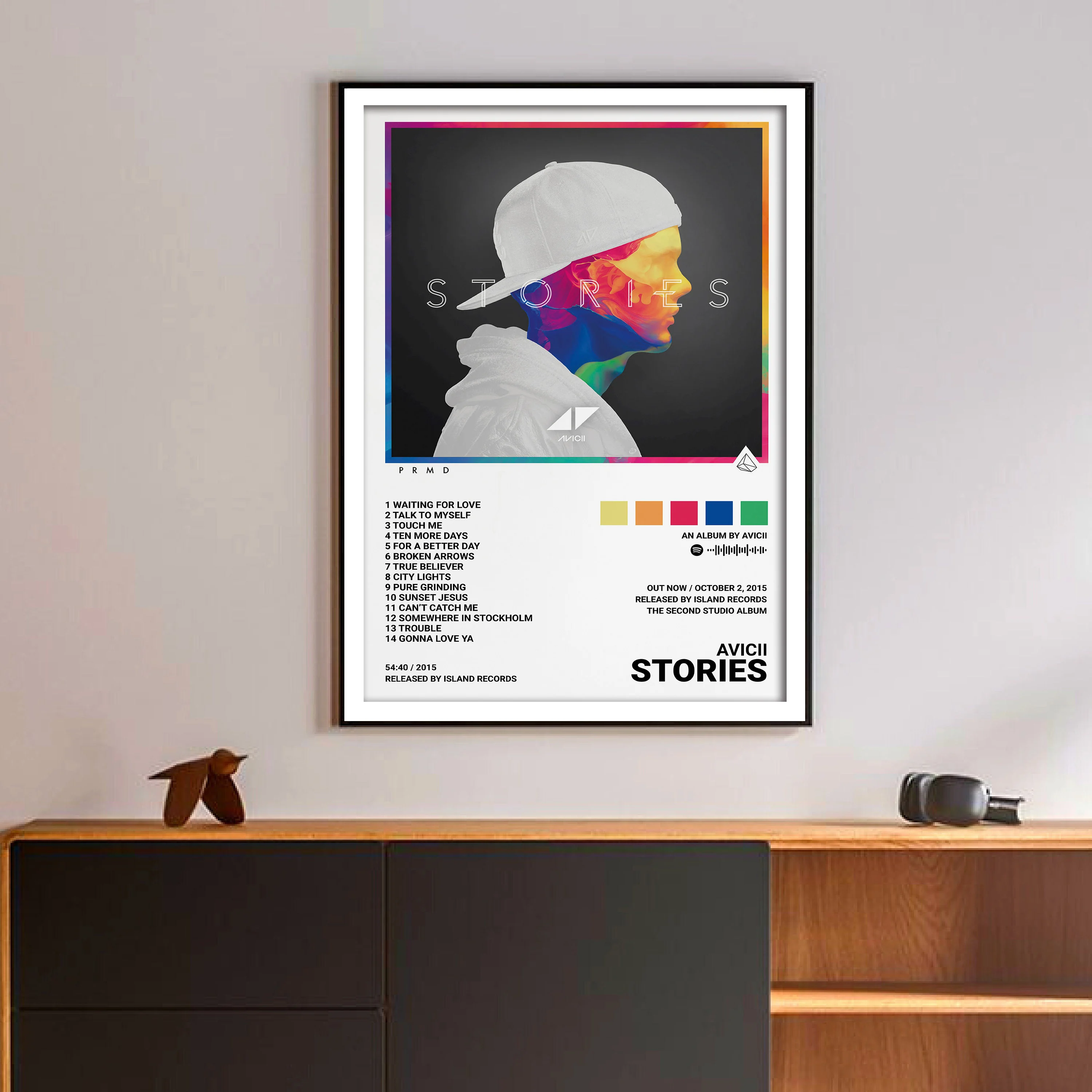 Stories Music Album Cover Posters Classics Singer Avicii Pictures For Room Bar Canvas Painting Print Art Home Wall Decor Gifts