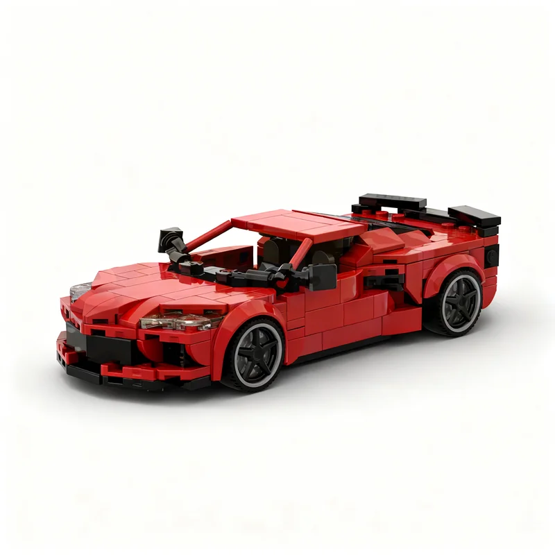 392ピース-moc-シティチャンピオンズ-スーパーカー-コルベット-c8-スティングレイ-z51-モデル-テクノロジー-diy-組み立てビルディングブロック-ディスプレイ-誕生日プレゼント